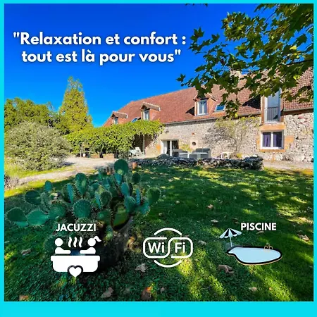 بيت للعطل La Vigne, Avec Piscine & Jacuzzi-15 Pers *